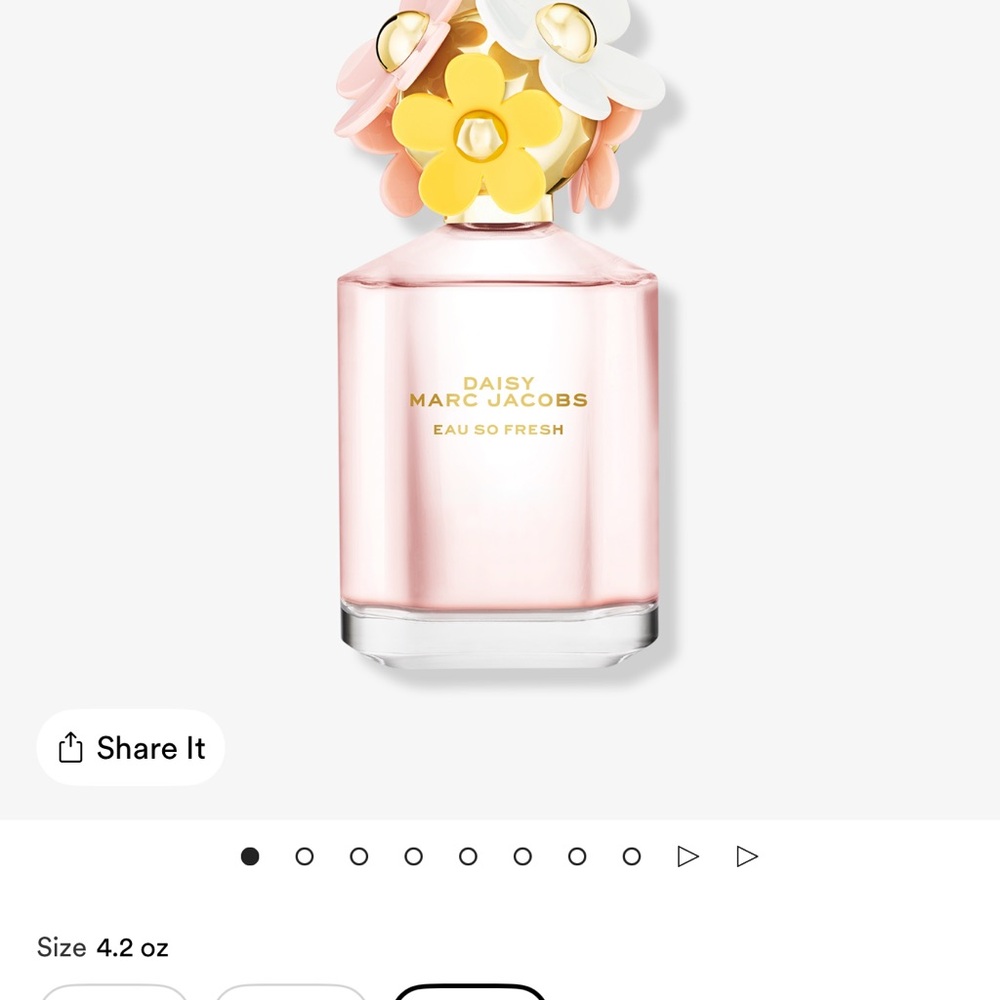 Marc Jacobs Amber Glass Bottle